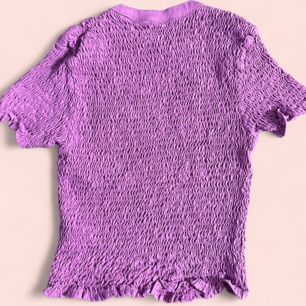 Levi's Purple Stretchy Crop Top - Picture 5 of 5